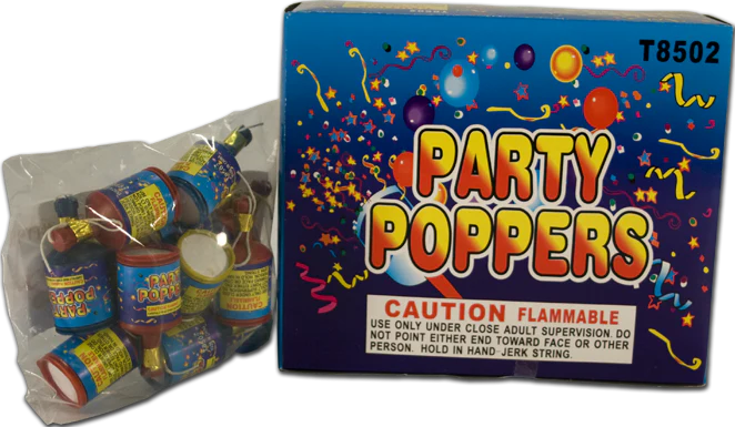 Party Poppers